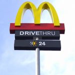 LED Signage application on McDonald's Restaurant